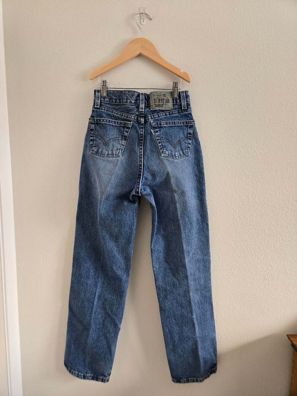 Vintage Levi's SilverTab Loose Fit Slim Straight Jeans Youth Size 14S